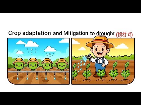 Crop adaptation and Mitigation to drought #drylands #bscagriculture #rainfed_agriculture #agronomy