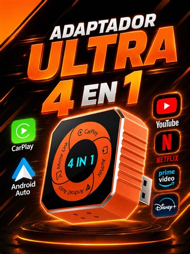 Adaptador CarPlay y Android Auto inalámbrico Velora