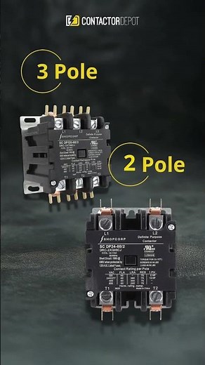 Best Definite Purpose Contactor for HVAC Systems | 2-Pole vs 3-Pole