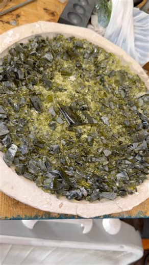 Refractory cement mold- plate #2