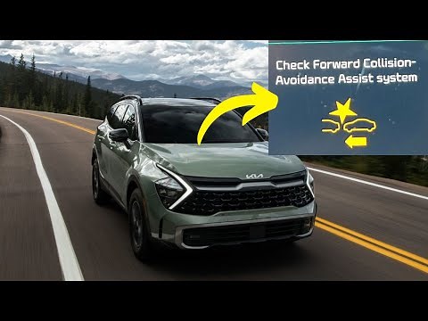 “Check Forward Collision Avoidance Assist System” warning in Kia vehicles