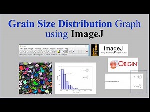 Grain Size Distribution Graph using ImageJ