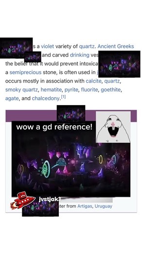 why is wikipedia in my geometry dash?