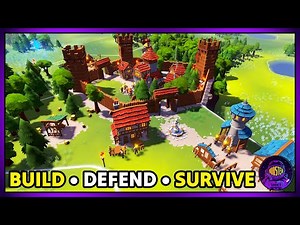 LIVE | FIRST LOOK at Becastled 1.0 - Build & Defend Your Medieval Kingdom - Strategy Gameplay