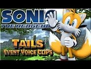 All Tails Event Voice Clips - Sonic the Hedgehog 2006 Game - Voice Lines - Sonic 06
