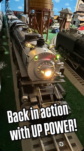 308 reactions | Time to get back to the basics. Big badass black behemoths roaming the layout. Union Pacific runs this route!! #TheSecondhandOverland #ogauge #modeltrains #3rail #lioneltrains #modelrailroad #oscale #lionellegacy #uprr #unionpacific #blunami #soundtraxx #bullmoose #844 | The Secondhand Overland | Facebook
