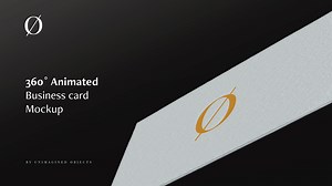 Animated Business Card PSD Mockup - Unimagined Objects