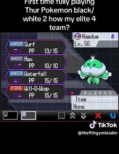 Building the Ultimate Elite 4 Team in Pokémon Black/White 2