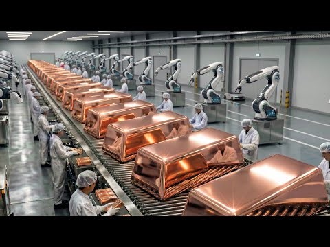 Inside a Modern Rose Gold Factory | How Yellow Gold Turns Pink
