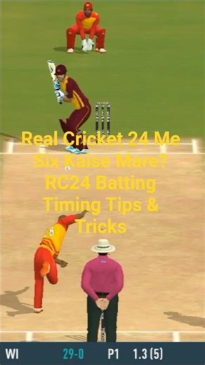 Real Cricket 24 Me Six Kaise Mare? RC24 Batting Timing Tips & Tricks| #cricketstats