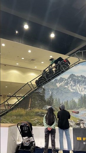 Ford Bronco off road indoor test track at LA Autoshow 2025 #bronco #trucks #truck #laautoshow #cars