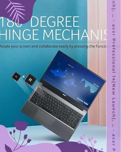 acer Professional 14[New Launch], 13th Gen Intel Core i7-1355U Turbo Boost, 32GB DDR4, 1TB SSD, W...