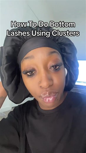 How to Do Bottom Lashes with Lash Clusters