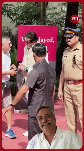 Amitabh Bachchan & Abhishek Bachchan Bid Final Goodbye To Adman Piyush Pandey At His Last Rites!