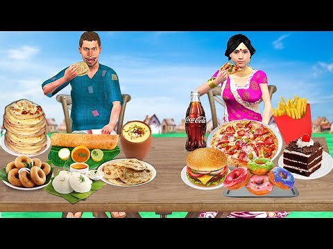 गरीब अमीर का भोजन चुनौती Amir Vs Garib ka Food Challenge Comedy Video