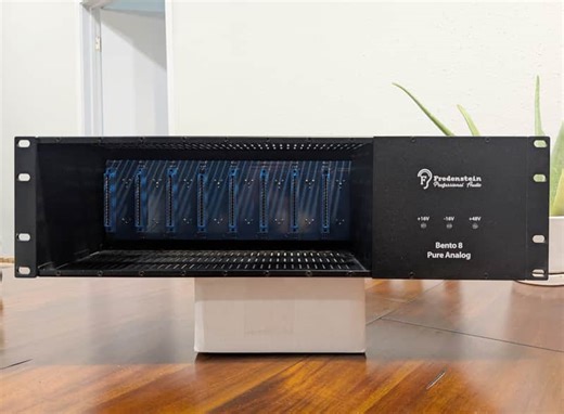 Fredenstein Bento 8 Pure Analog 8-Slot 500 Series Rack 2021 - Present - Gold | Reverb