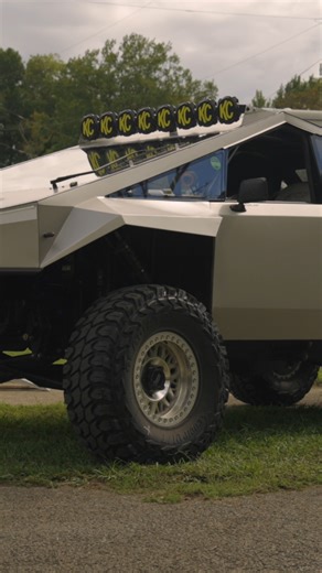 Holley Performance Brands on Instagram: "Luke Alan showcases his once Ford Ranger pre-runner now transformed into a custom Cybertruck-inspired build. The owner, a professional paint and body specialist, shares his story of designing and fabricating the body from scratch, focusing on clean proportions and head-turning aesthetics. Powered by a 5.0 engine from a 2000 Ford Explorer with Holley Terminator X and Holley EFI components, the truck made its debut at Ford Fest, drawing attention and sparki