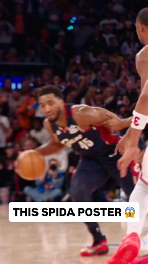 NBA on Instagram: "@spidadmitchell's MONSTROUS poster slam through the lens of the Phantom Cam! 🎥"