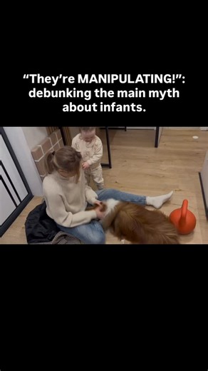 Mary on Instagram: "1. The idea that a baby is “manipulating” doesn’t come from the baby’s behavior, it comes from the adult’s exhaustion. When crying repeats and there’s no energy left, the psyche looks for an explanation that relieves inner tension: “he’s doing it on purpose”, “she’s testing boundaries”. But an infant has no concept of intention, can’t hold a goal over time, can’t build strategies. What you see is an immediate bodily signal, not an attempt to control. There is no plan here, on