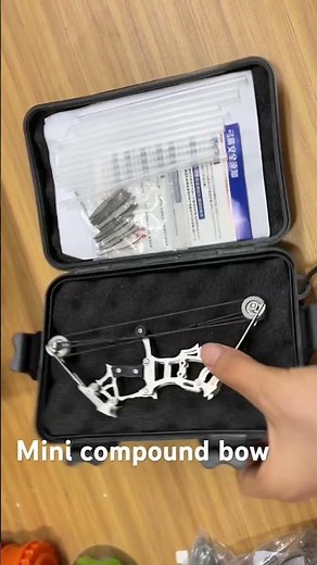 Mini compound bow for archery gift
