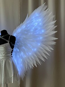 Illuminated Wings, LED Light Wings, Dance Accessory, Unique Wings Costume, Handmade Lighted Wings, Halloween Decor, Adult Halloween Costume - Etsy