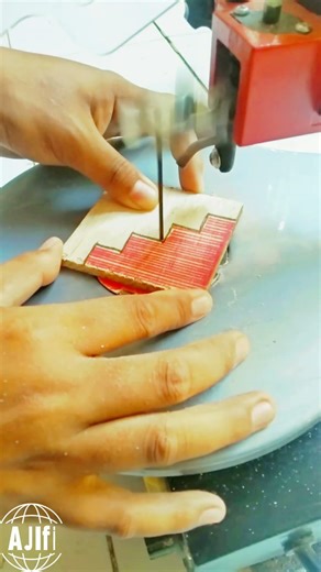 cut the ladder line pattern #woodworking #wooddesigner #wood #woodscraft