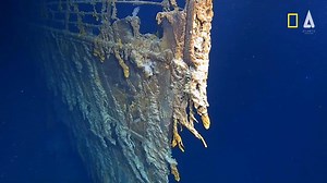 For første gang i 14 år er der helt nye optagelser af Titanics vrag. Billederne stammer fra National Geographics kommende dokumentarfilm Mission Titanic, der får premiere i 2020. | National Geographic