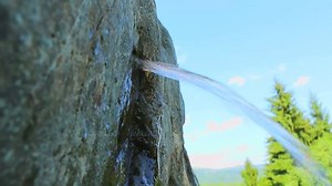 Water Comes Out Natural Stone Fountain Stock Footage Video (100% Royalty-free) 1007410921 | Shutterstock