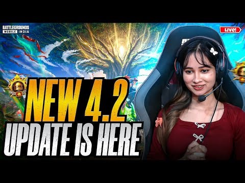 4 LAKH STRONG FAMILY😍PLAYING BGMI 4.2 UPDATE LIVE🥳 |#bgmilive #girlgamer #pubgmobile
