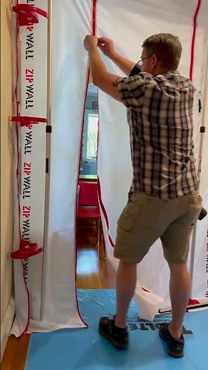 ZipWall® ZipSheet™ - Set it Up. Zip it Closed. Seal it Tight