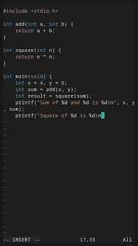 Function Parameters and Return Values in C
