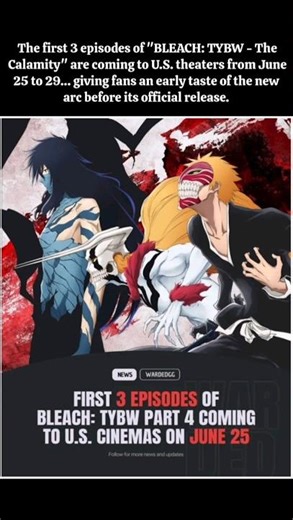 Best Anime return of the decade? Bleach is taking over theaters! ⚔️ #bleach #ichigo #aizen