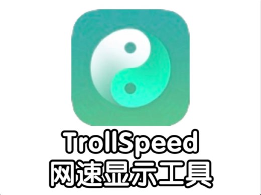 TrollSpeed网速显示工具