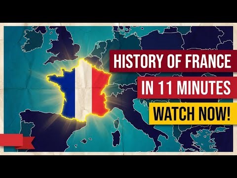 History of France in 11 Minutes : From Prehistoric Times to Today | History Documentary
