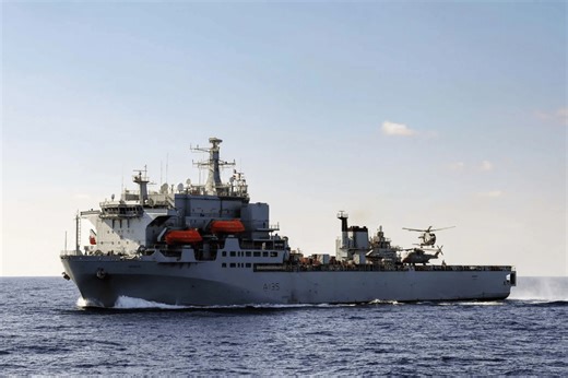 Broken RFA Argus could be scrapped as ship remains shackled to Royal Navy base