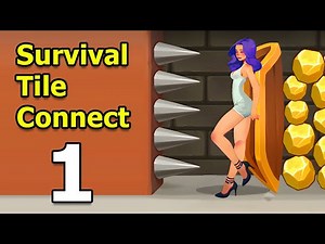 Survival Tile Connect Gameplay Walkthrough Part 1 | iOS, Android, Puzzle Game