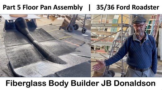 1935 Ford Roadster Part 5 - Floorpan Assembly - Secrets to a Great Custom Body by JB Donaldson