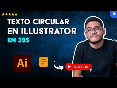 Comment Faire du TEXTE CIRCULAIRE dans ILLUSTRATOR en 39 S