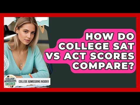 How Do College SAT Vs ACT Scores Compare? - College Admissions Insider