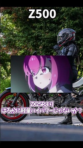 The Z500 is so light and powerful that it even beats the ZX.