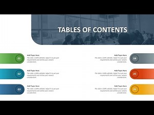 Table of Contents Presentation Design | PowerPoint template | Kridha Graphics