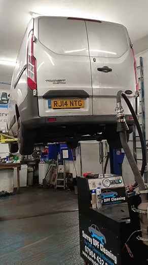 Ford Transit Custom in for DPF issues! #surreydpfcleaning