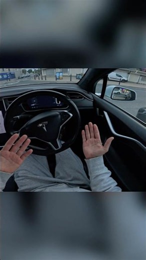 Tesla Model X | Magic Doors - TEST Drive and POV review #shorts
