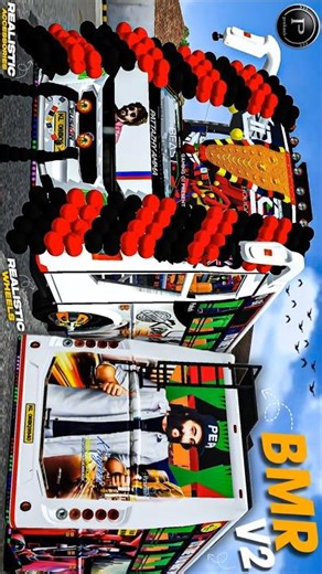 Bussid New BMR V2 Bus Mod #shorts #trending