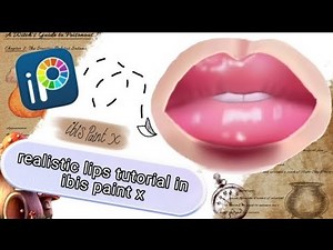 Realistic Lips Drawing Tutorial | ibisPaint X | Step-by-Step Digital Art #funclub #popular #drawing