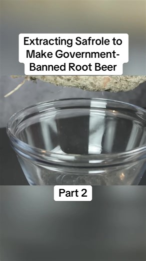 Extracting Safrole to Make Government-Banned Root Beer