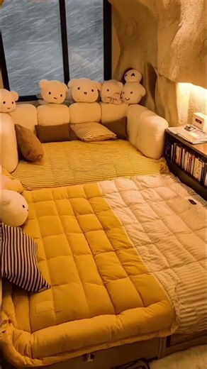 heavy snowfall relaxation cozy vibes bedroom relaxation