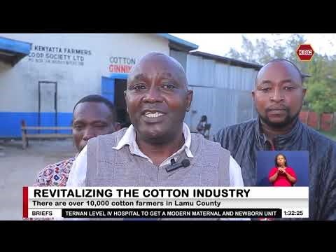 Mpeketoni cotton ginnery nearing completion at 95%