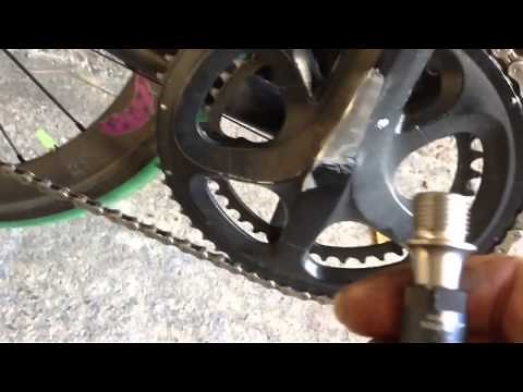 How to remove pedals/shimano 105/XTR