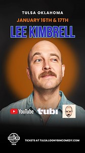 Lee Kimbrell hits the stage TONIGHT & tomorrow! 4 shows, don't wait on those tickets 👉 https://tulsa.loonybincomedy.com/ShowDetails/29b25bf8-fcaf-4796-ab00-a1f453a56cc2/bca30415-8e4e-4ec5-817d-52222ac57427/Lee_Kimbrell/Tulsa_Loony_Bin | The Loony Bin Comedy Club - Tulsa